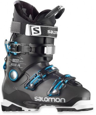 Hombre Salomon Quest Access 80 Ski Zapatillas De Montaña  - Anthracite/Negro/Azul