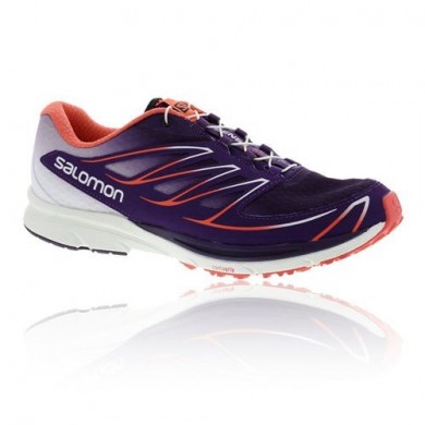 Púrpura/Naranja Mujer Salomon Sense Mantra 3 Trail Zapatillas De Montaña